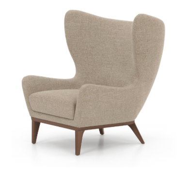 Gemma Tall Wing Chair – Sharp Furniture Co.